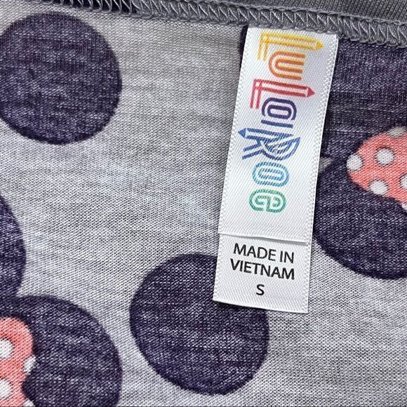 Lularoe x Disney Minnie Mouse Polka Dot Tee S - Picture 3 of 3